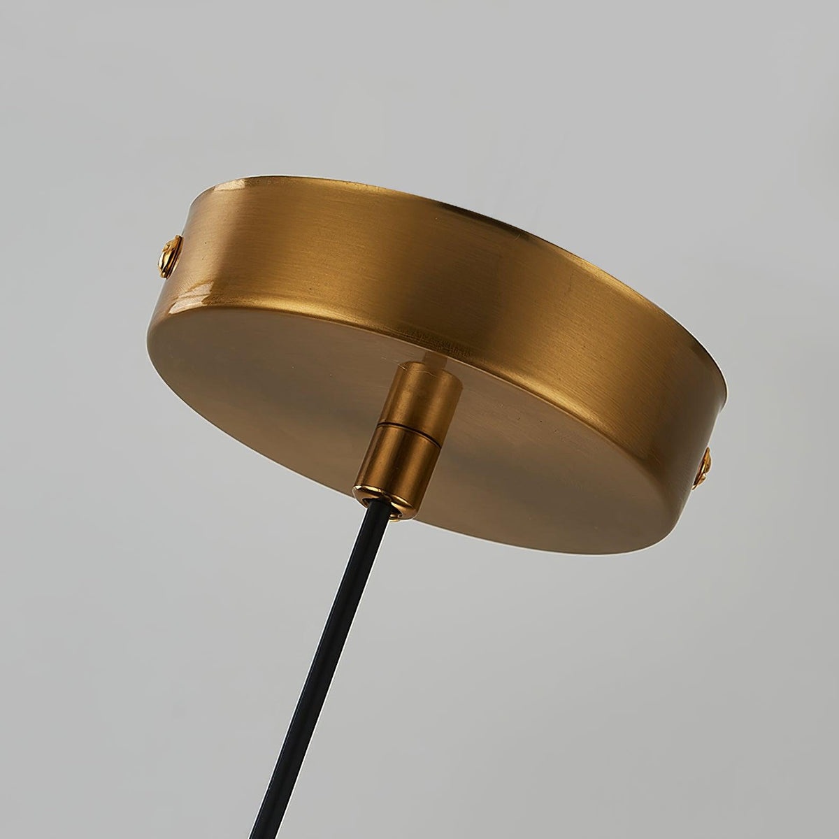 Aged Modern Minimalist Dome Glass Pendant Light
