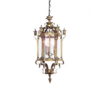 Ardorion Vintage Luxury Glass Lantern Chandelier