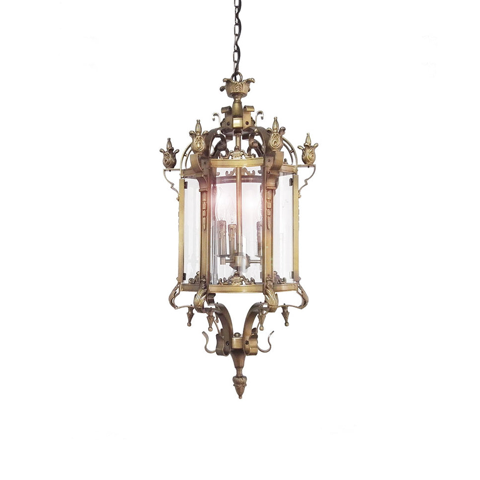 Ardorion Vintage Luxury Glass Lantern Chandelier