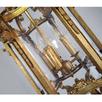 Ardorion Vintage Luxury Glass Lantern Chandelier