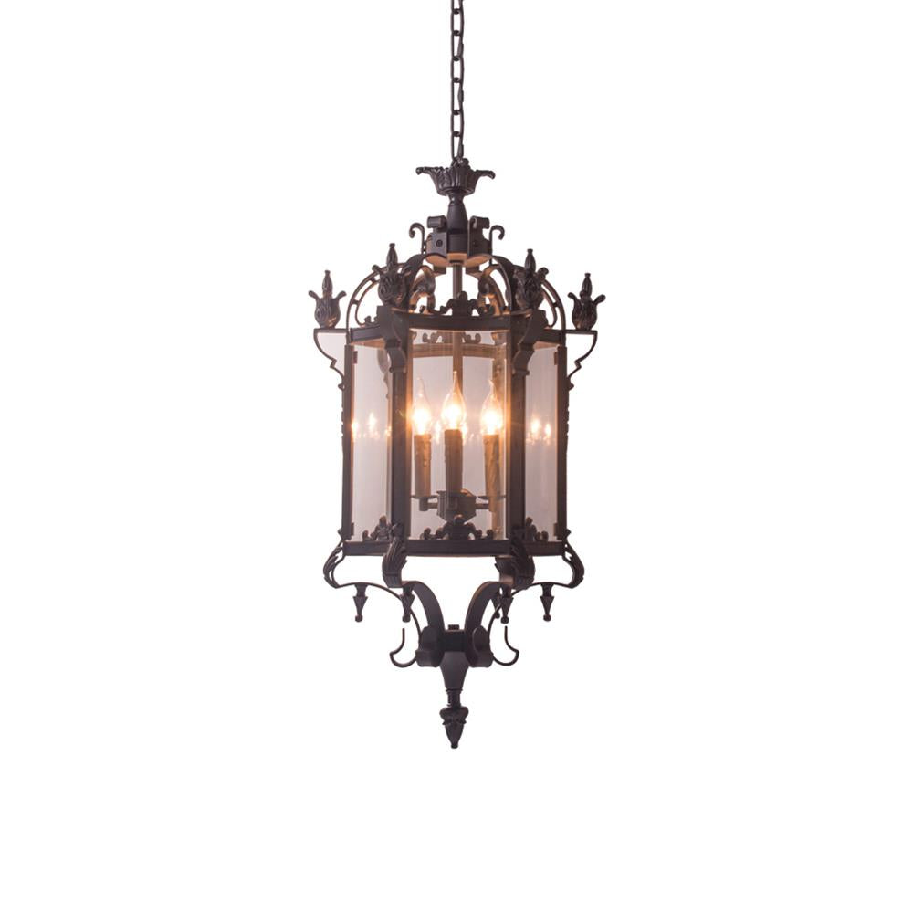 Ardorion Vintage Luxury Glass Lantern Chandelier