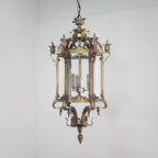 Ardorion Vintage Luxury Glass Lantern Chandelier