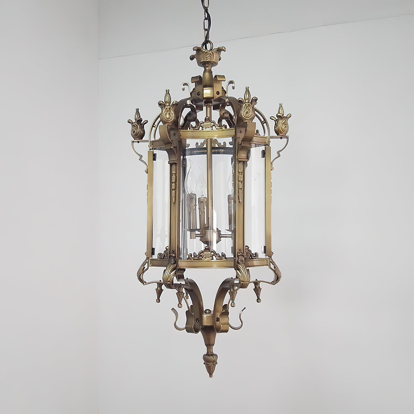 Ardorion Vintage Luxury Glass Lantern Chandelier