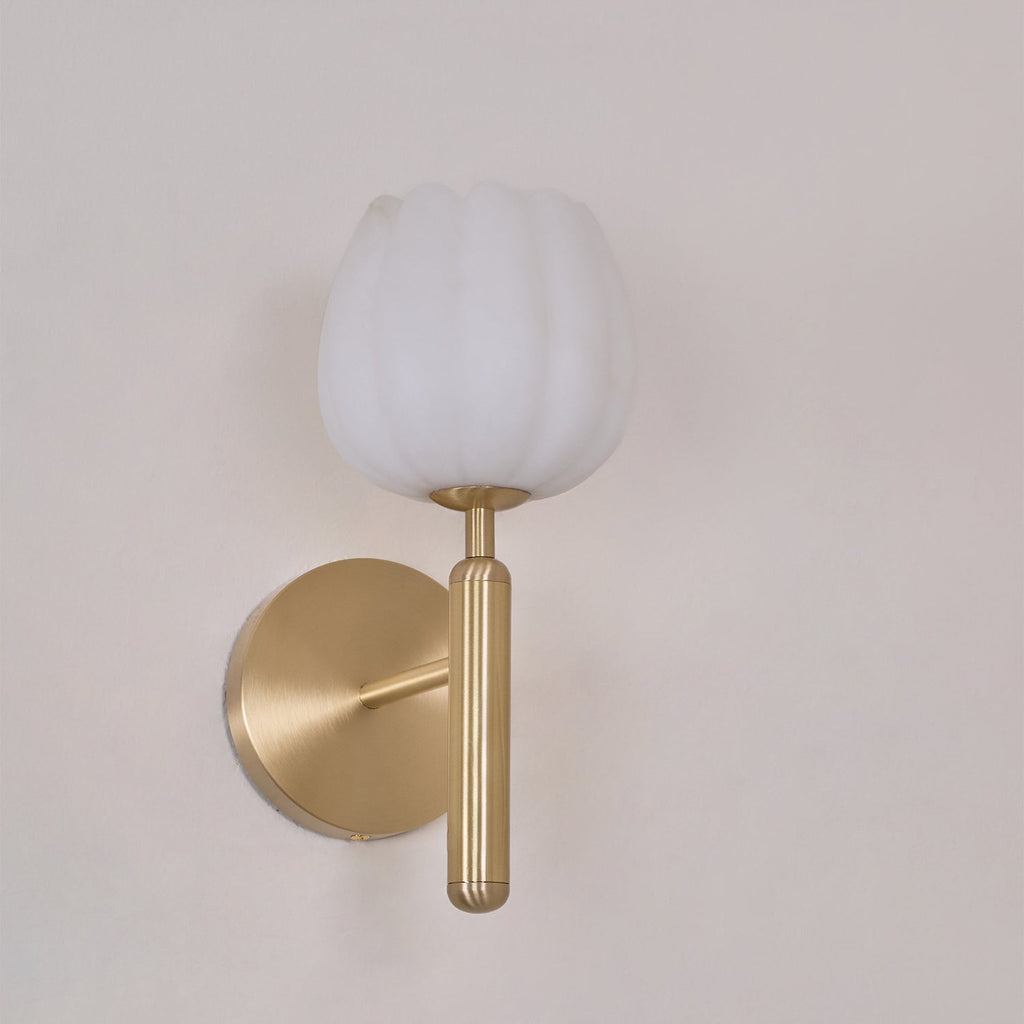 Valentina Alabaster Flowers Wall Lamp - image 6