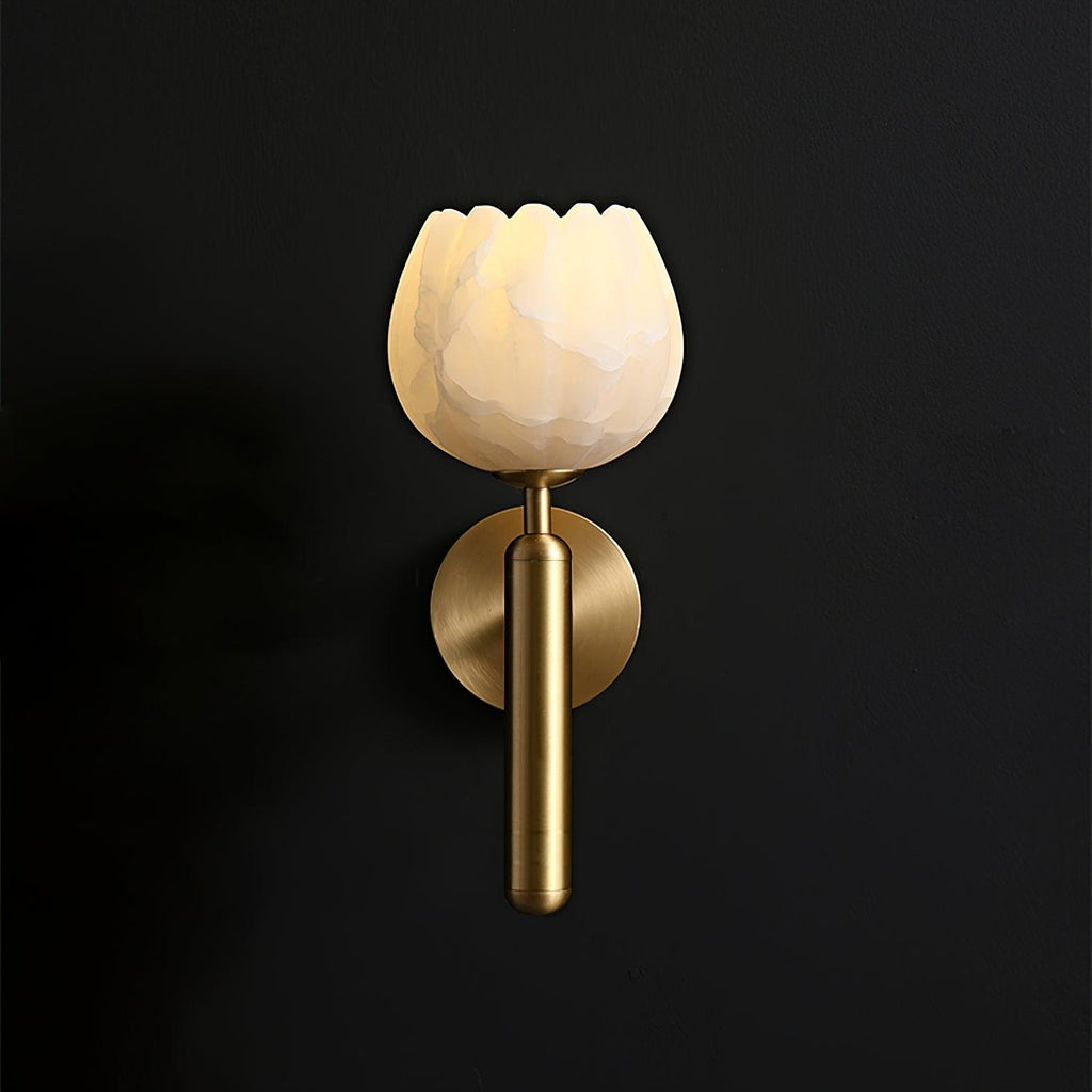 Valentina Alabaster Flowers Wall Lamp - Letslighting