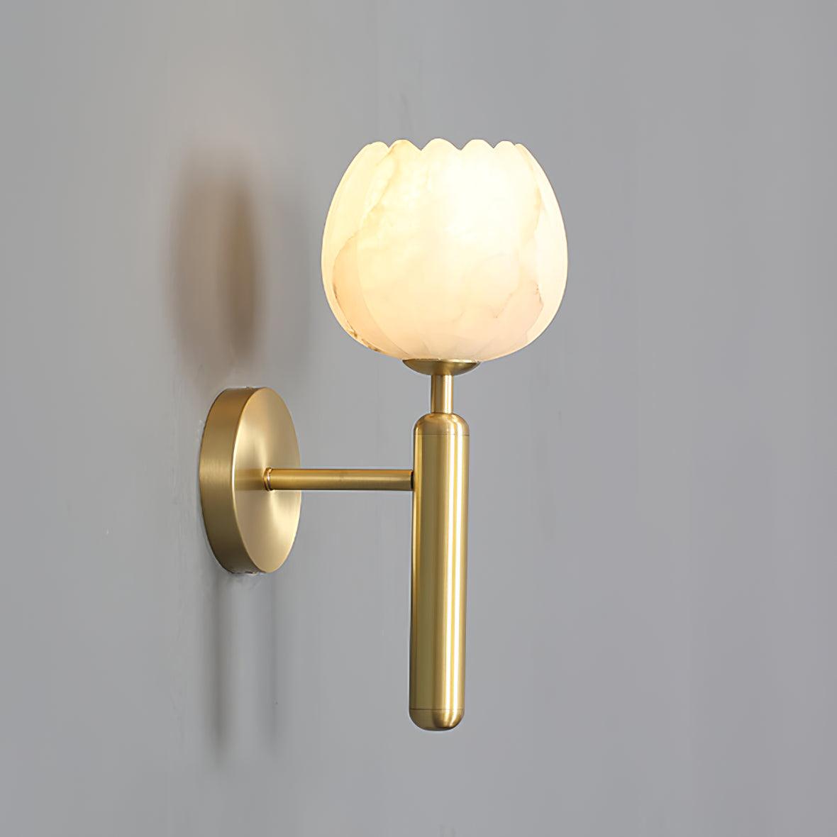 Valentina Alabaster Flowers Wall Lamp - image 9