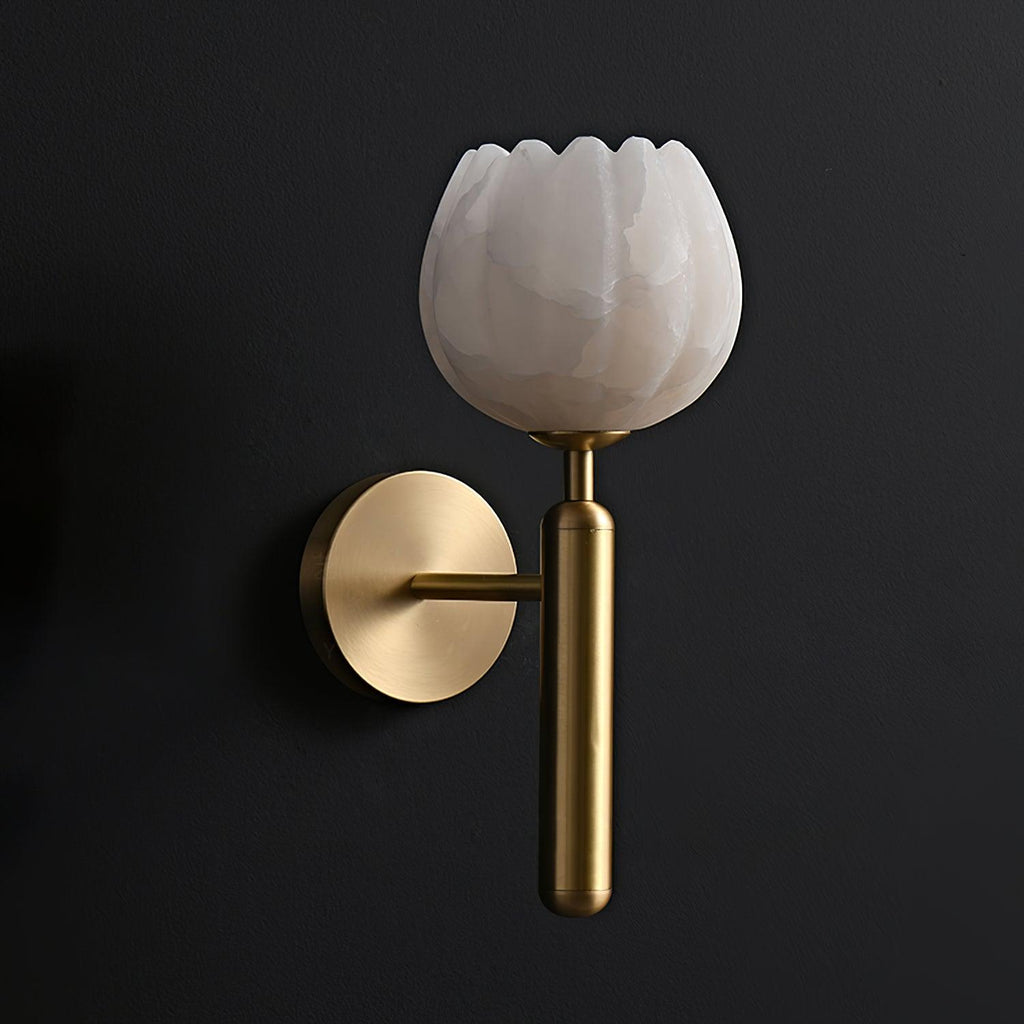 Valentina Alabaster Flowers Wall Lamp - image 13