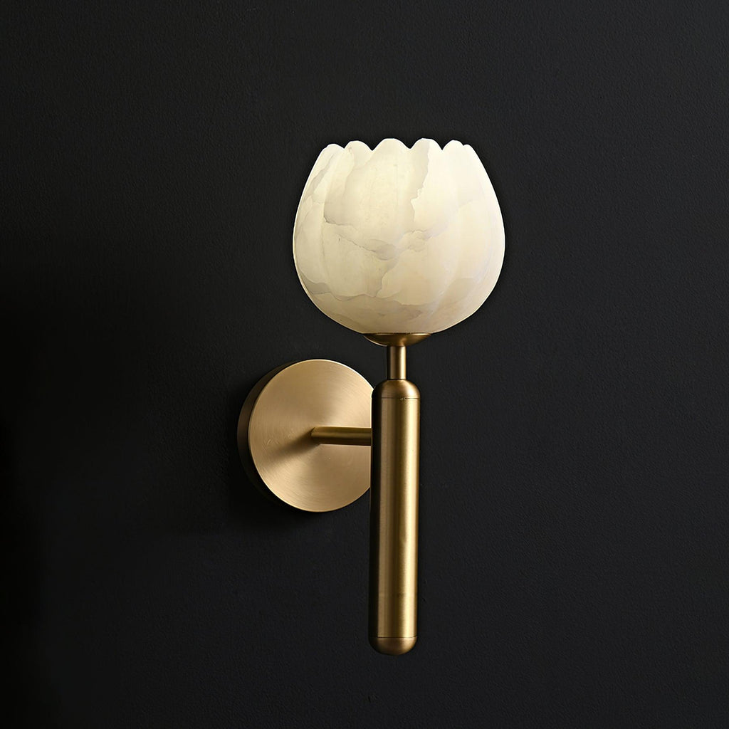 Valentina Alabaster Flowers Wall Lamp - image 16