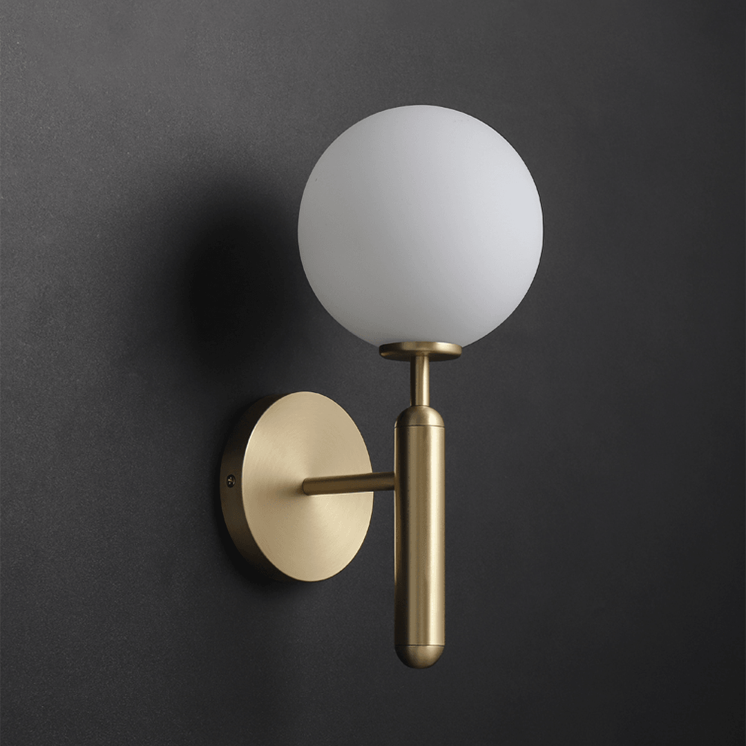 Lustra Wall Lamp Plug In Glass Globe Nordic