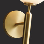 Lustra Wall Lamp Plug In Glass Globe Nordic