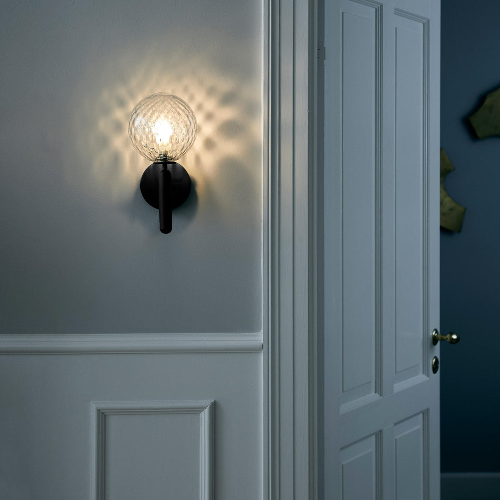 Ilirila Modern Minimalist Brass Glass Wall Light
