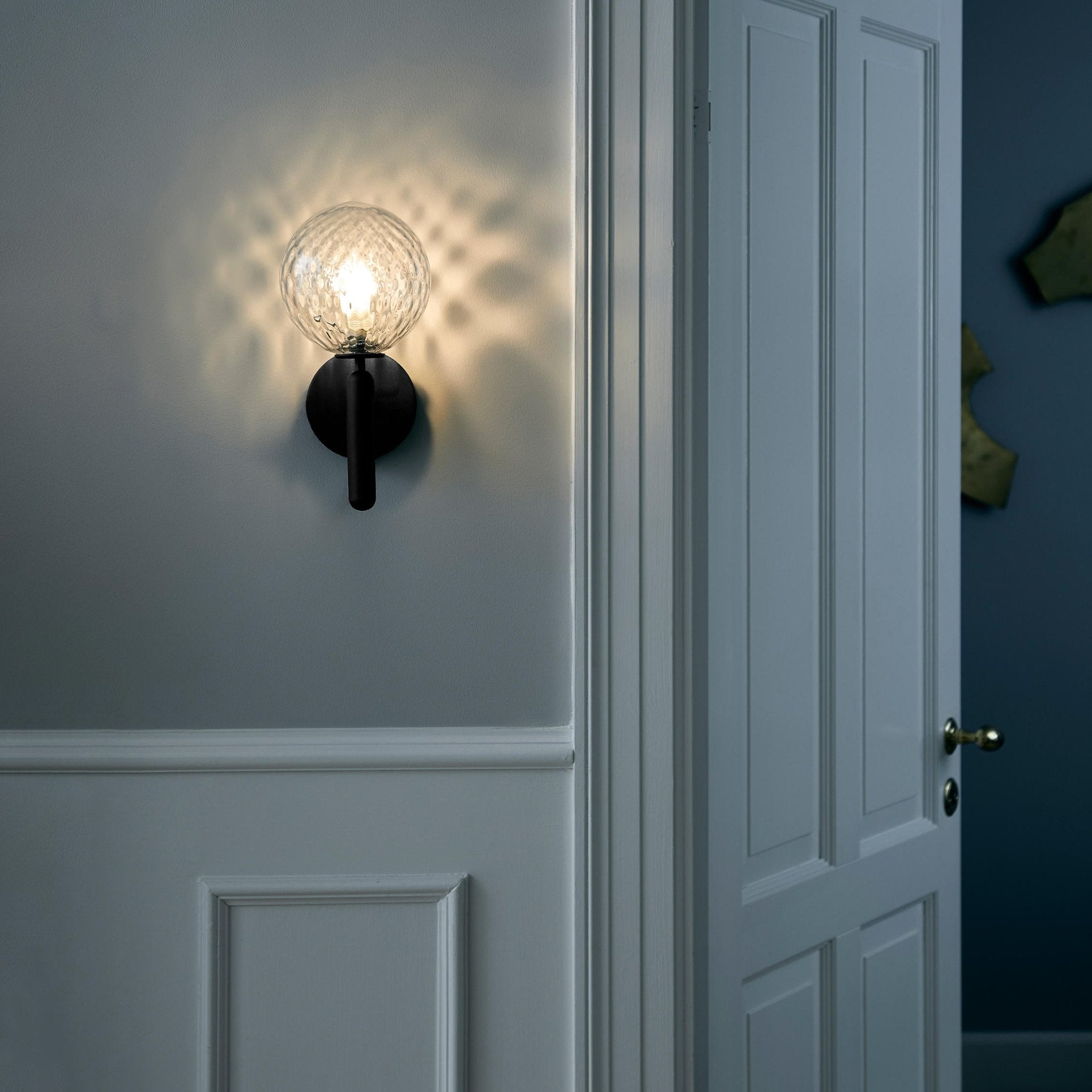 Ilirila Modern Minimalist Brass Glass Wall Light