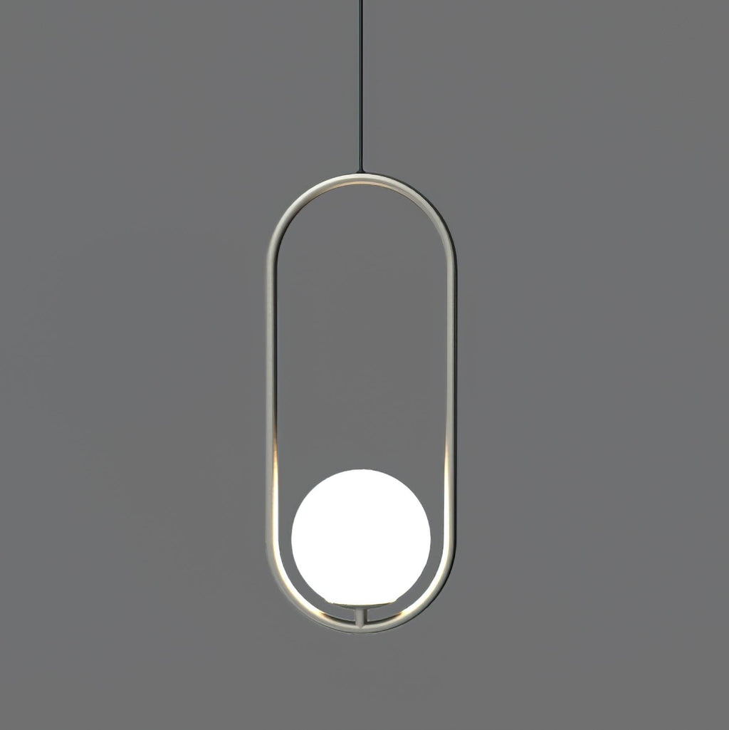 Orb Modern Brass Pendant Light