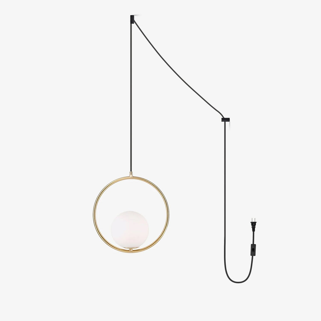 Orb Modern Brass Pendant Light
