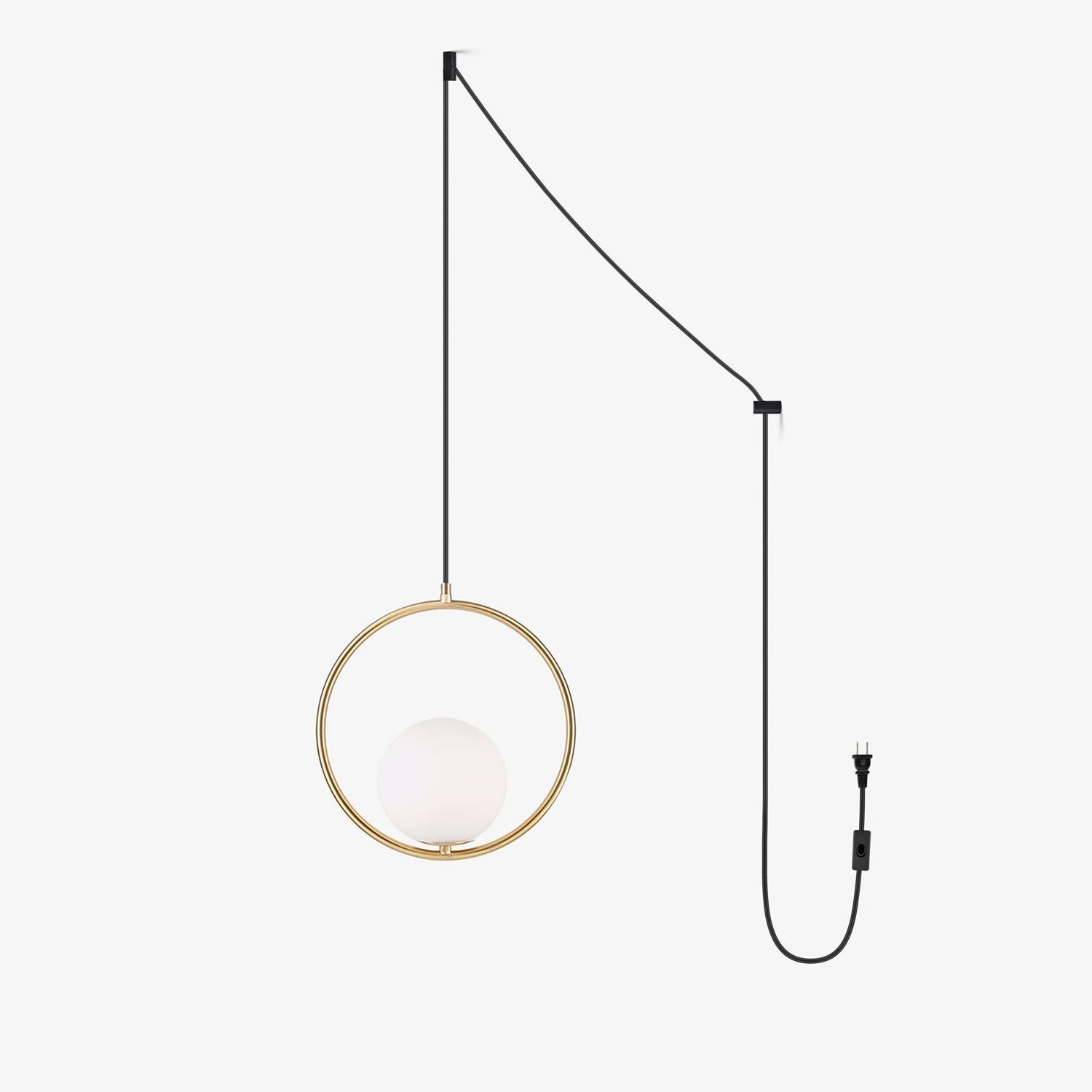 Orb Modern Brass Pendant Light