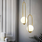 Orb Modern Brass Pendant Light