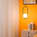 Lustra Pendant Lamp Brass Modern Ring