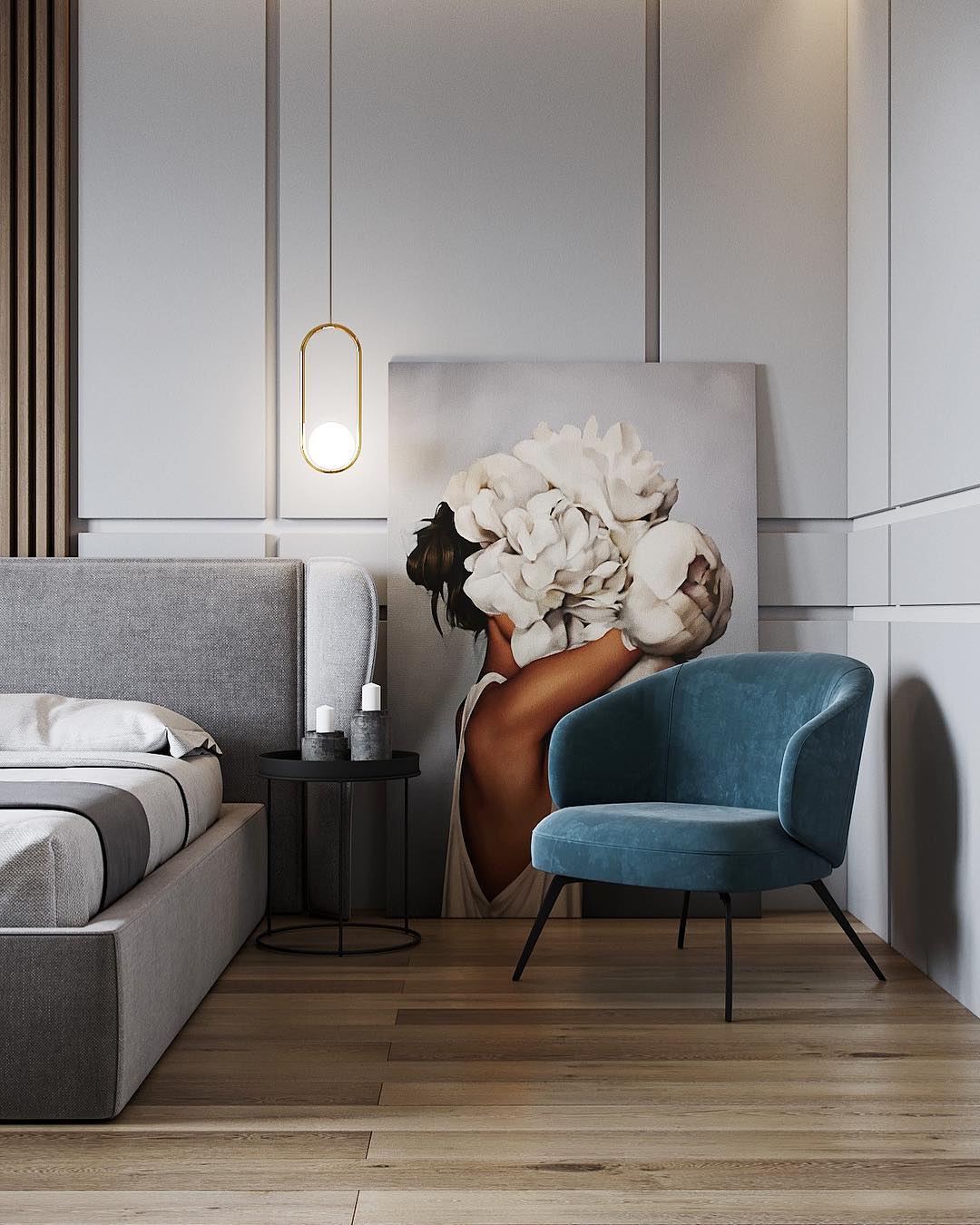 Lustra Pendant Lamp Brass Modern Ring