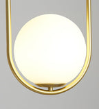 Orb Modern Brass Pendant Light