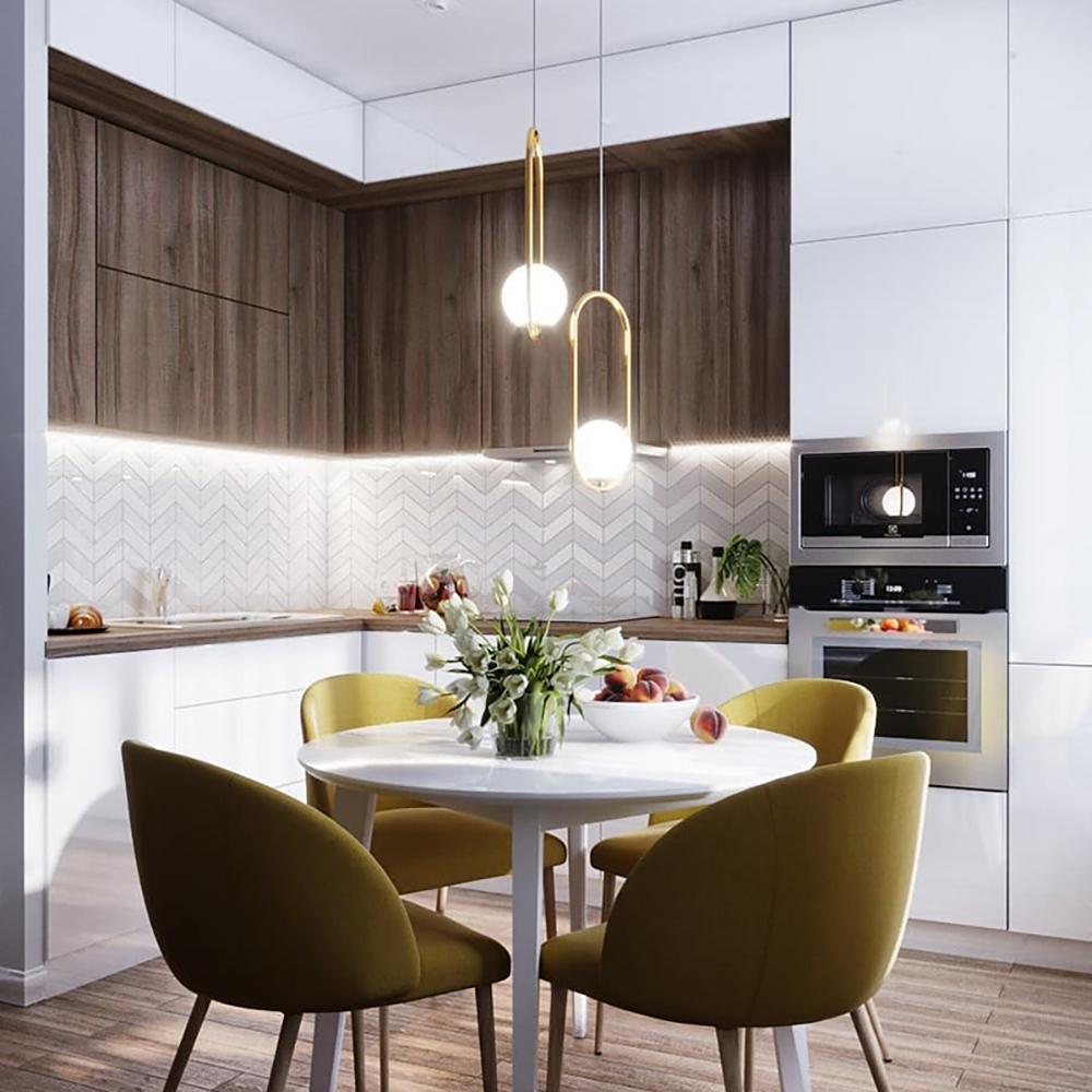 Lustra Pendant Lamp Brass Modern Ring