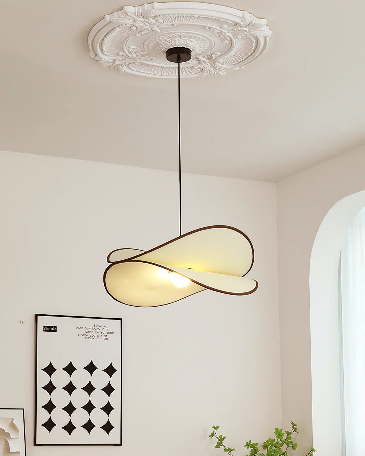 Cicaros Creativity Art Fabric Pendant Lamp