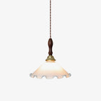 Floria Milky Flower Pendant Light