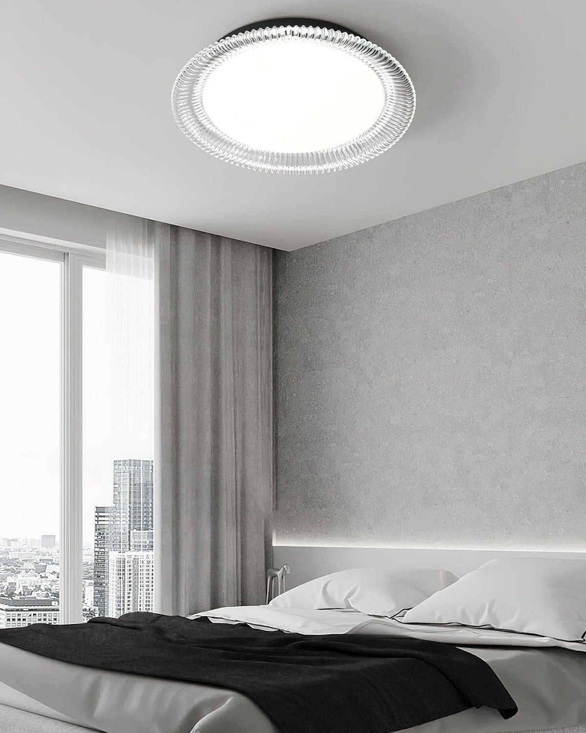 Crystaline Minimalist Aluminum Ceiling Lamp