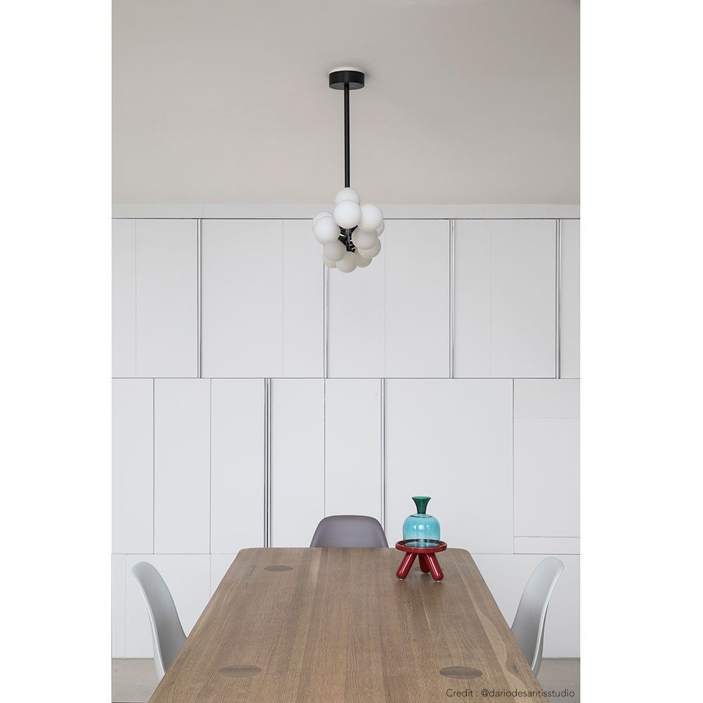 Eshair Modern Minimalist Brass Glass Chandelier