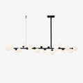 Lumiray Black Linear Globe Pendant Light