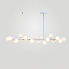 Lumiray Black Linear Globe Pendant Light