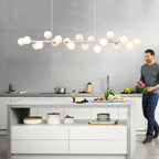 Lumiray Black Linear Globe Pendant Light
