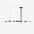 Lumiray Black Linear Globe Pendant Light
