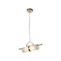Atheor Modern Minimalist Cylindrical Alabaster Pendant Light