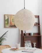 Pendant Lamp Hemp Rattan Sphere Handcrafted Artisanal Bohemian