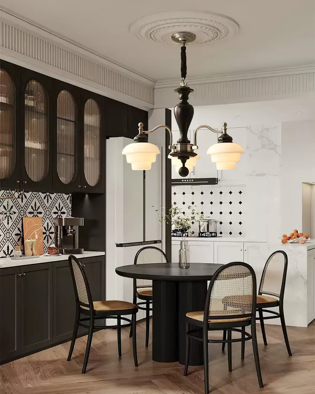 Hovian Wooden Chandelier