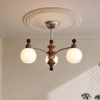 Mirena Chandelier Glass Orb Bronze
