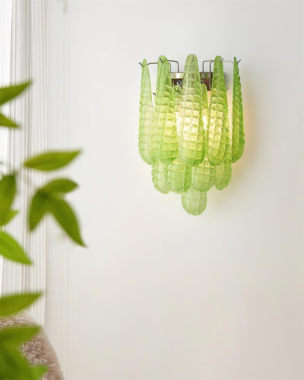 Mireya Wall Light Textured Glass