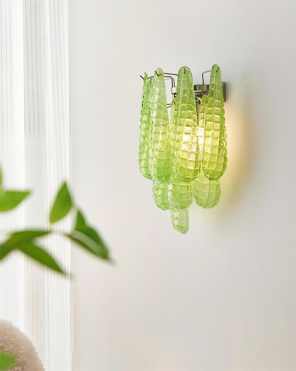 Mireya Wall Light Textured Glass