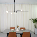 Lustra Chandelier Mobile Black Minimalist
