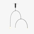 Lustra Chandelier Mobile Black Minimalist