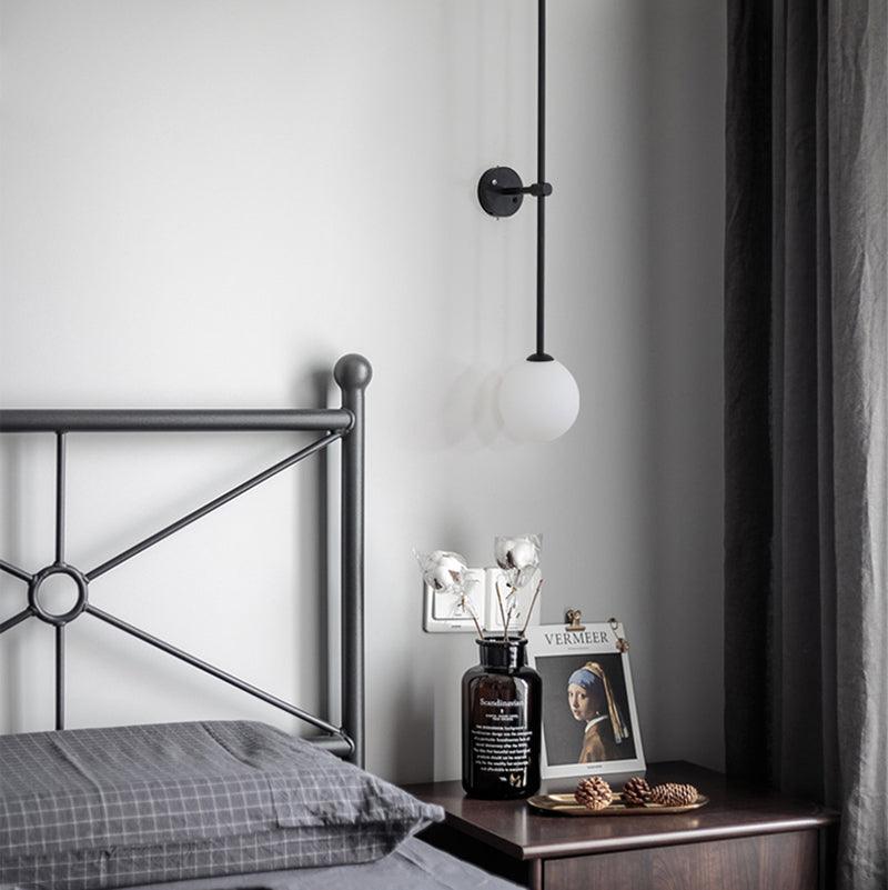 Gizmo Modern Minimalist Mobile Glass Wall Lamp