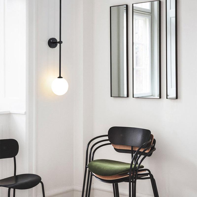 Gizmo Modern Minimalist Mobile Glass Wall Lamp