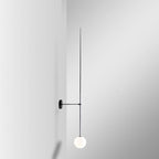 Gizmo Modern Minimalist Mobile Glass Wall Lamp