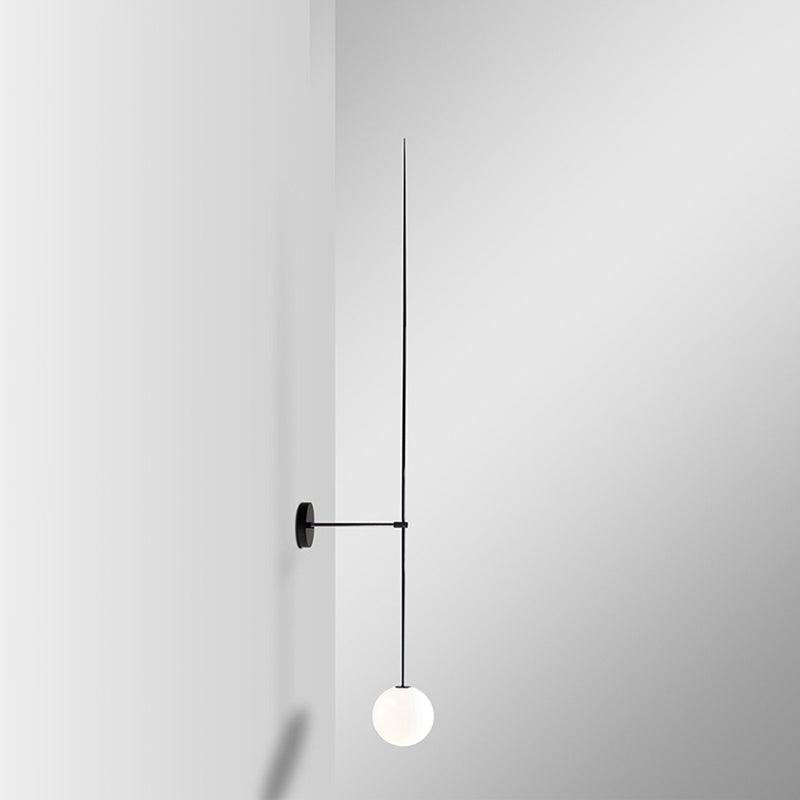 Gizmo Modern Minimalist Mobile Glass Wall Lamp