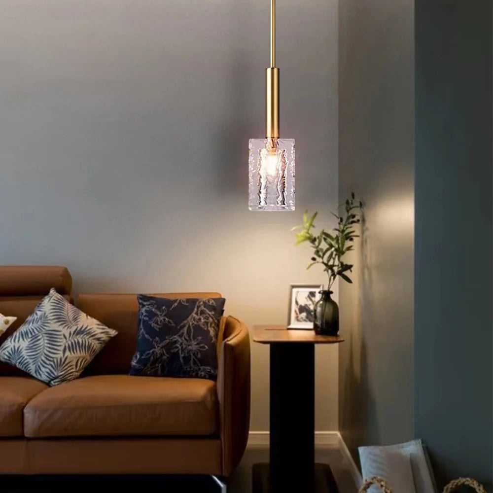Kristy Modern Simple Pendant Light Crystal Kitchen Island