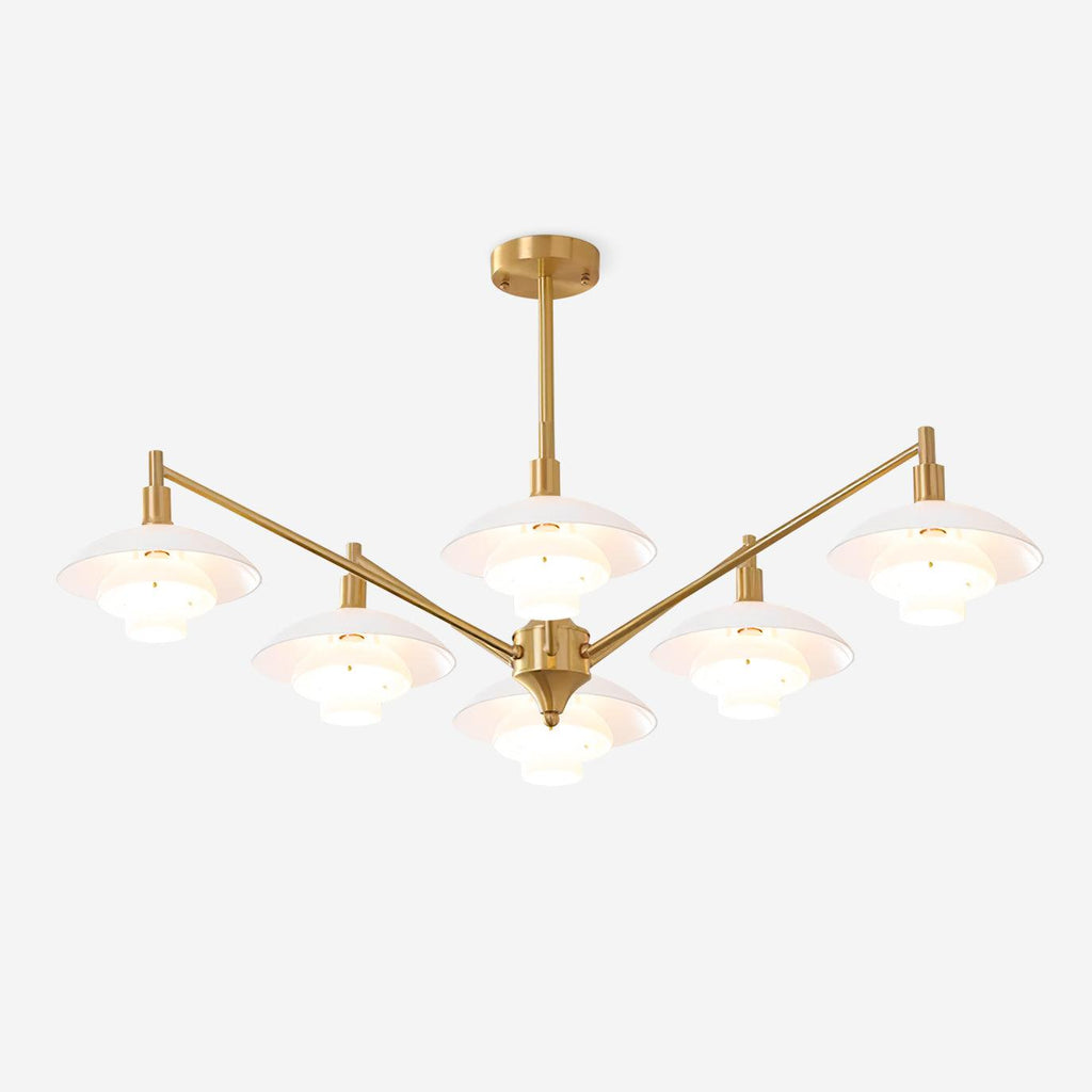 Alora Chandelier Copper Nordic Layers