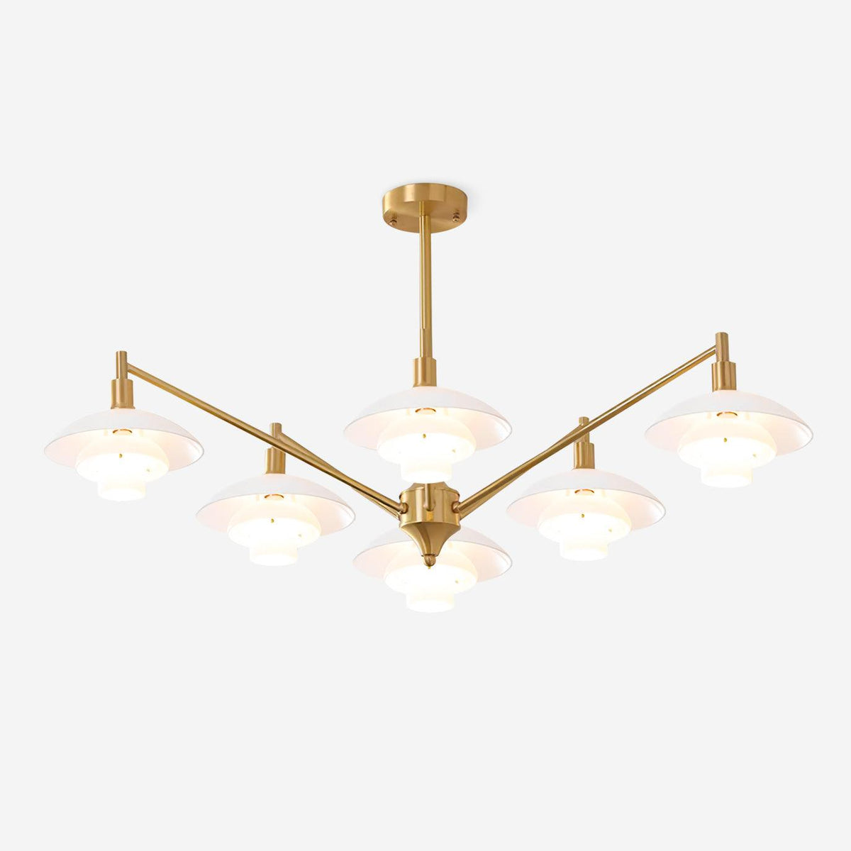 Alora Chandelier Copper Nordic Layers