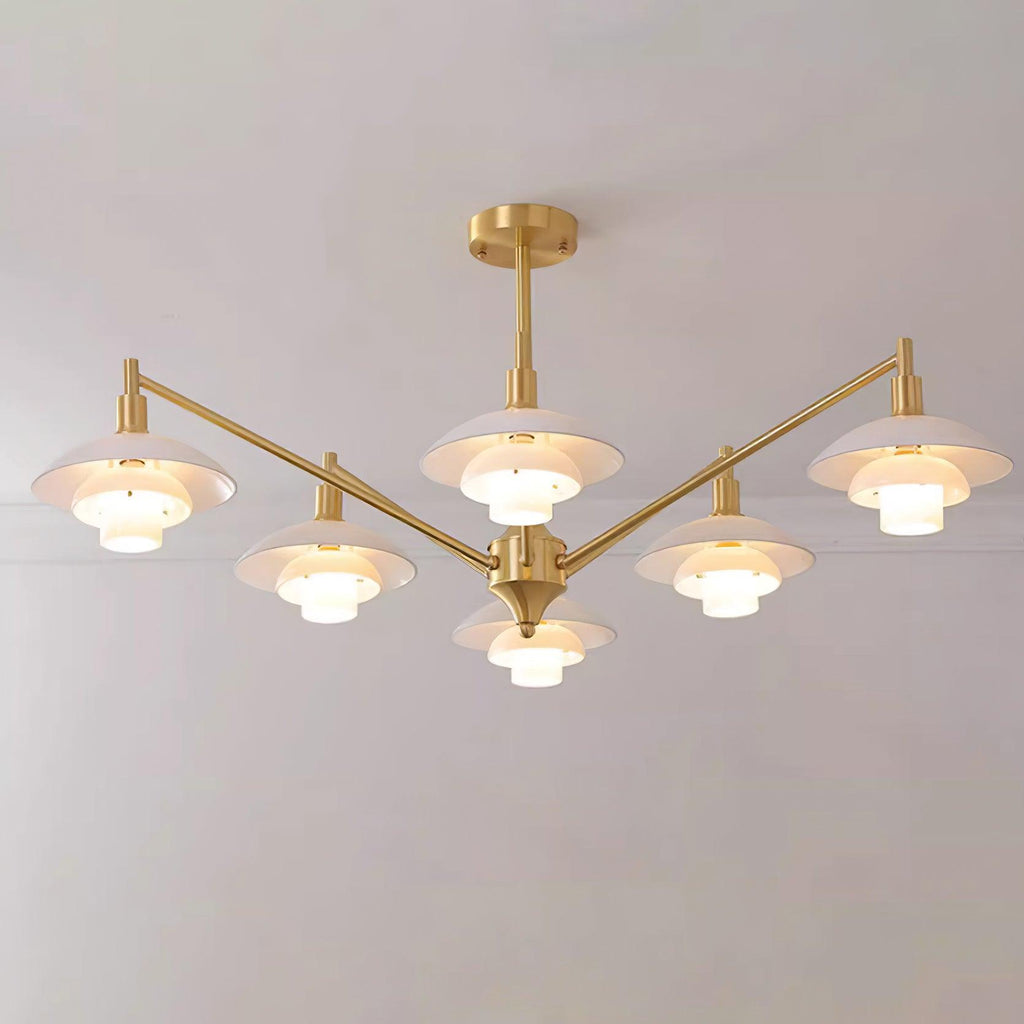 Alora Chandelier Copper Nordic Layers