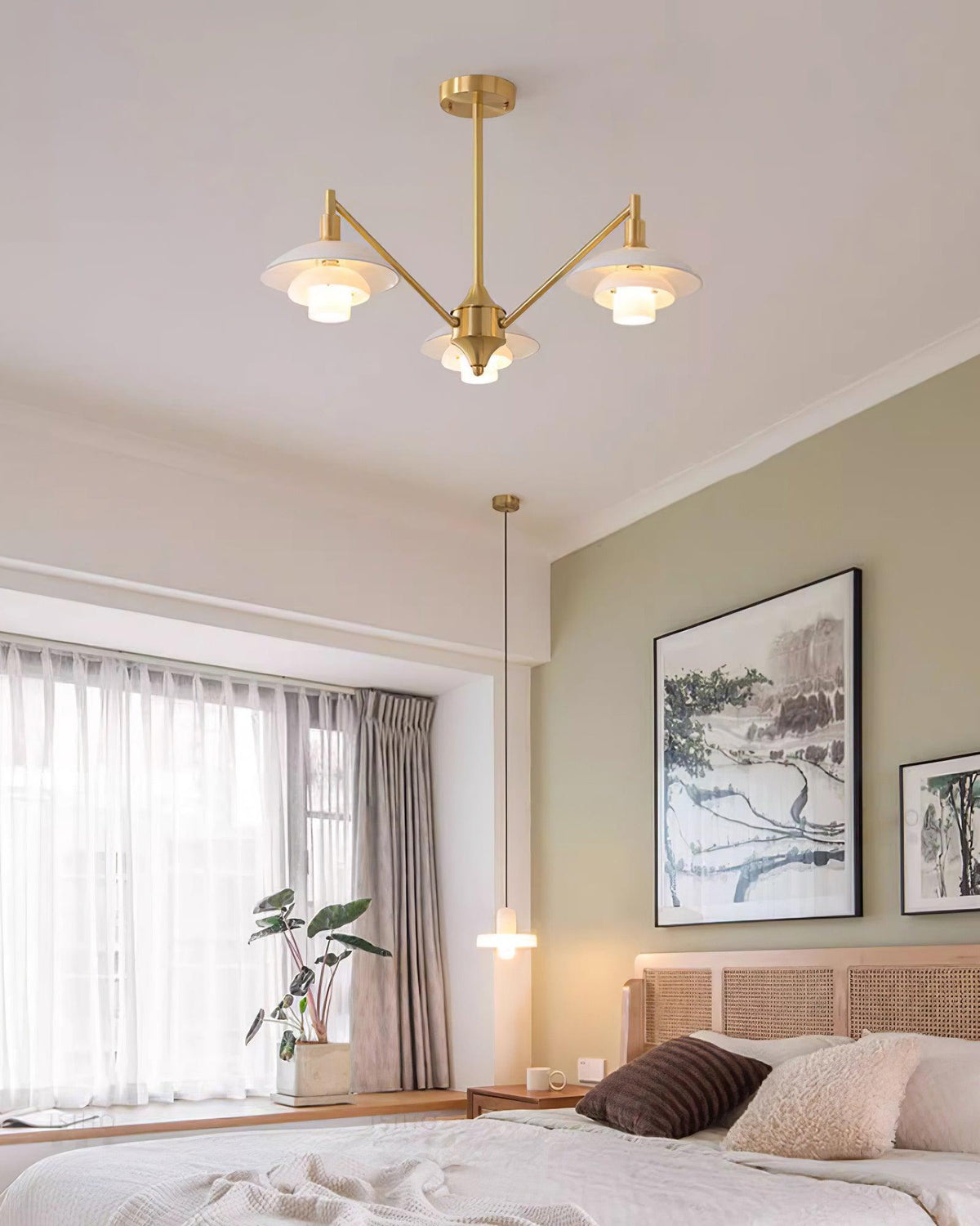 Alora Chandelier Copper Nordic Layers