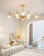 Alora Chandelier Copper Nordic Layers